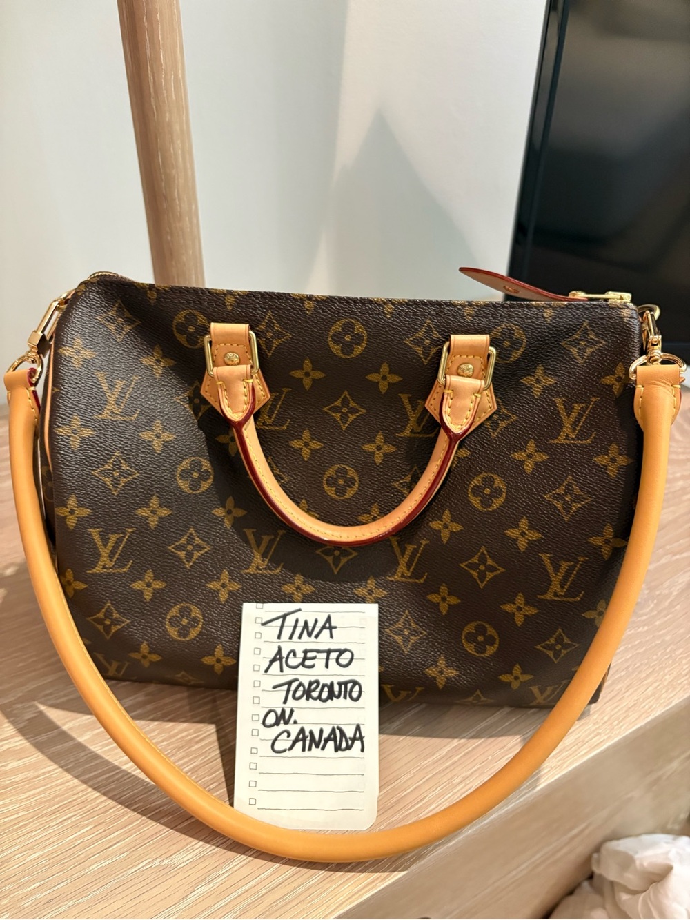 Louis Vuitton Speedy 30 Monogram Bando